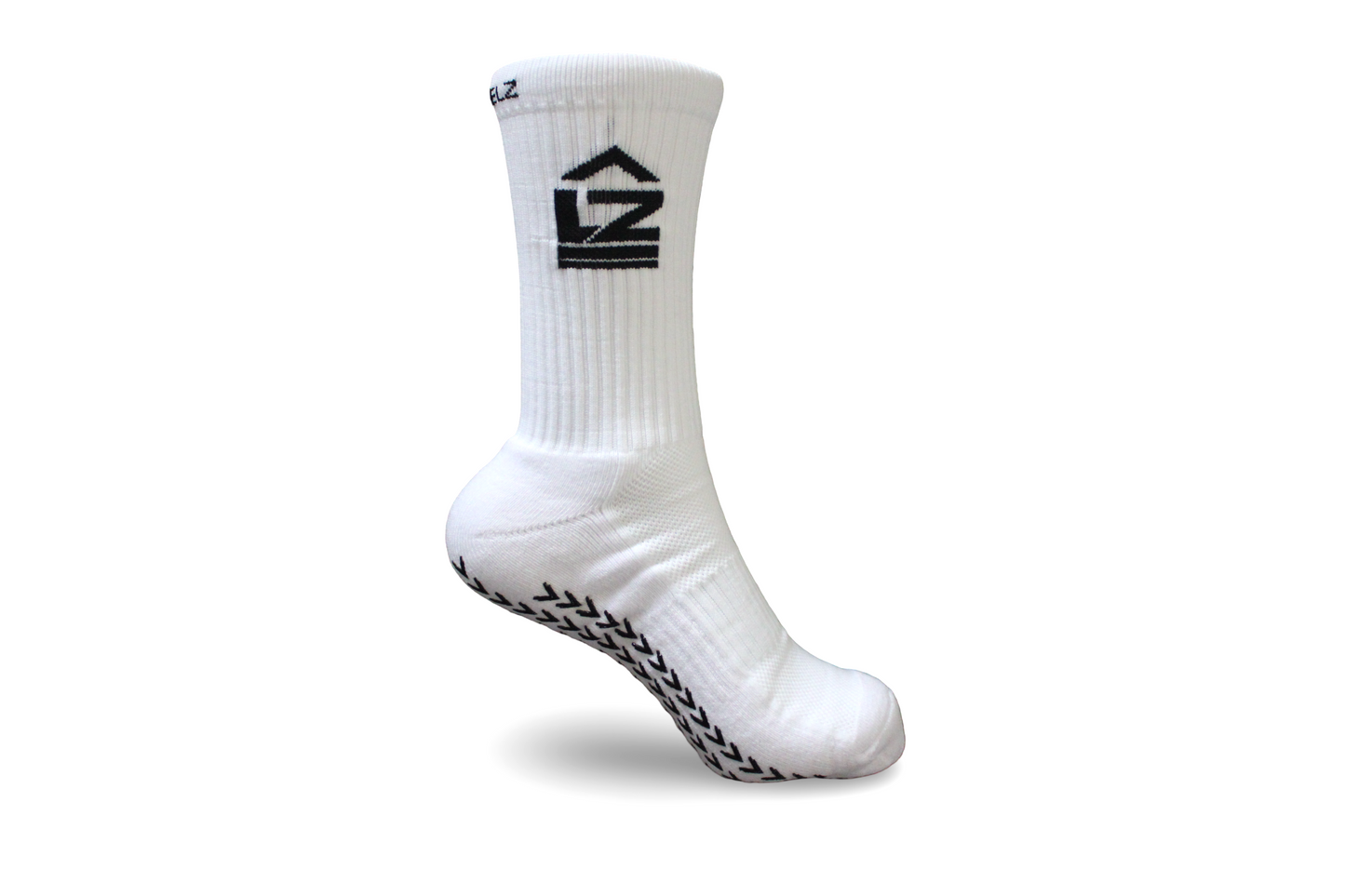 Levelz Grip Socks - White