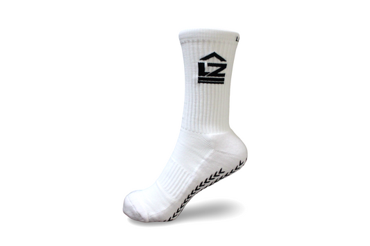 Levelz Grip Socks - White